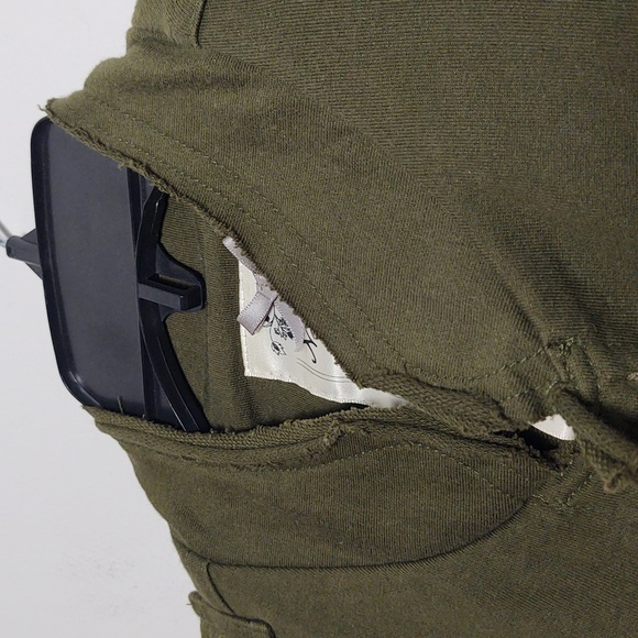 NICK & MO Exclusive Collection Army Green Utility Jacket Womens Size Small - Picture 16 of 16